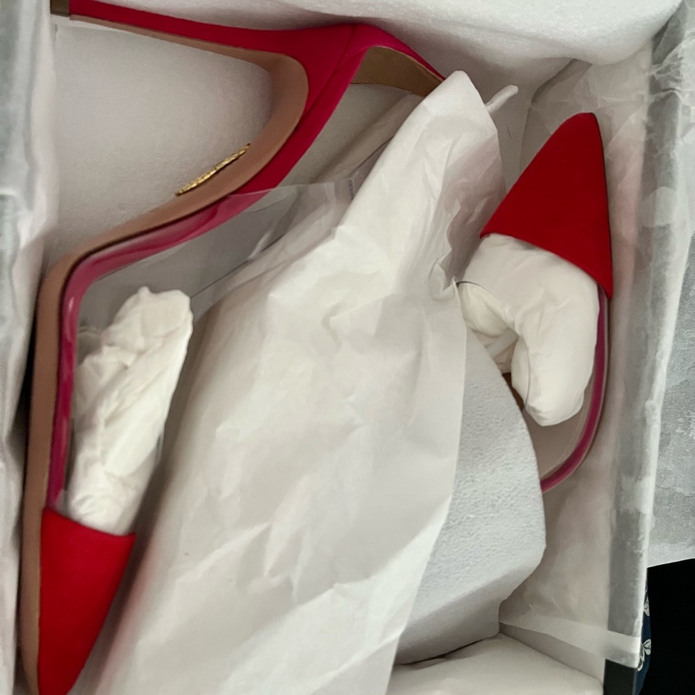 NEW AQUAZZURA NAKED PUMP SHOE HEEL 40/10 $795. - Picture 6 of 7